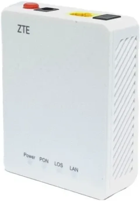 ZTE ONT F601, 1 X APC zeleni konektor konektor Slika 1