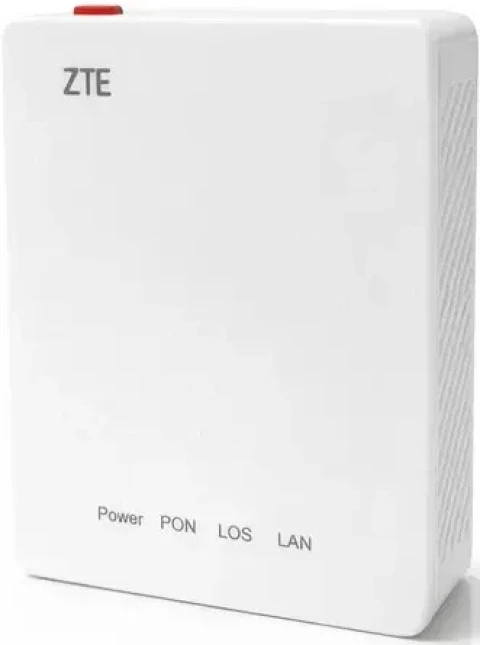 ZTE ONT F601, 1 X APC zeleni konektor konektor Slika 3