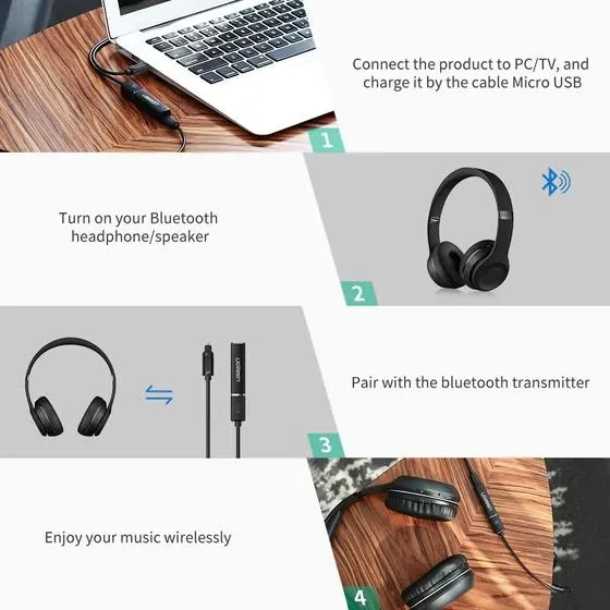 UGREEN CM 150 Bluetooth audio Transmitter 5.0 Slika 6