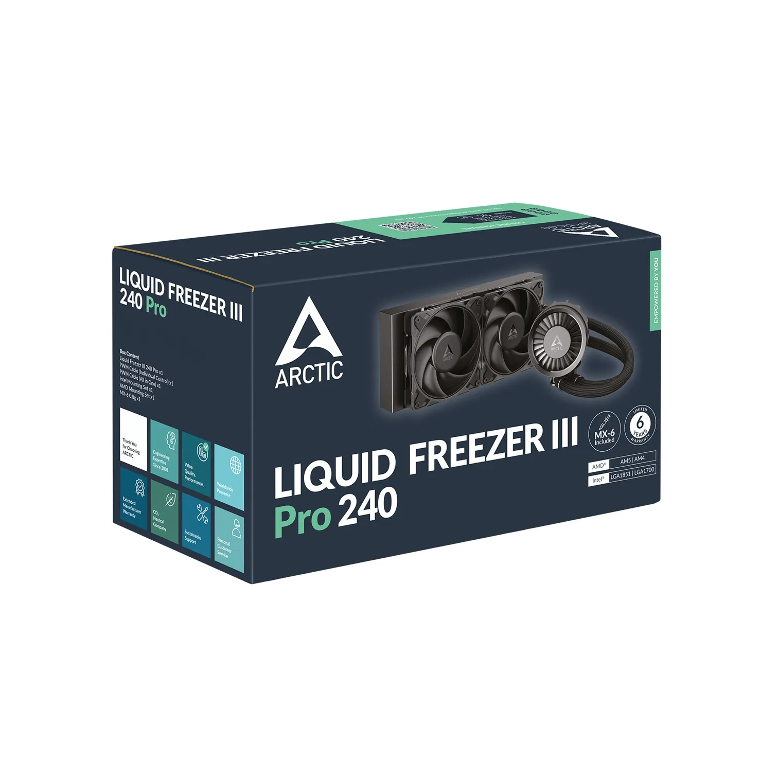 COL CPU AiO LCS Arctic Liquid Freezer III Pro 240 (black) Slika 1