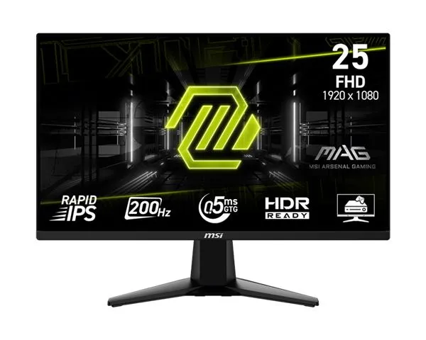 Monitor 25 MSI MAG 255F E20 IPS FHD 0,5m 200Hz 2xHDMI, DP Slika 1