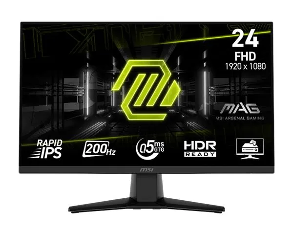 Monitor 24 MSI MAG 242F IPS, FHD, 0,5ms, 200Hz, HDMI, DP Slika 1