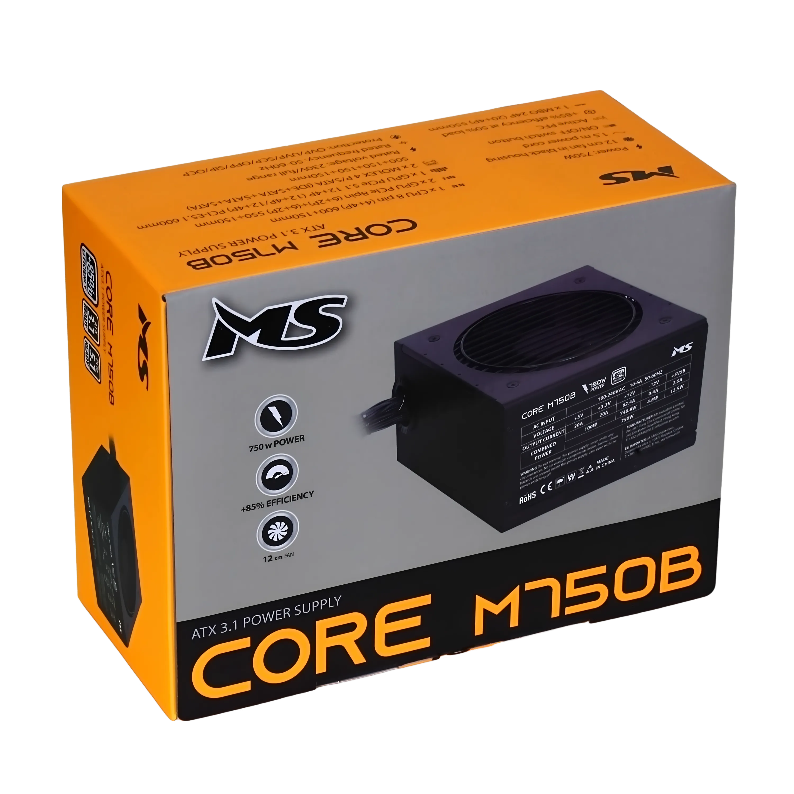 NAPAJANJE MS CORE M750B ATX3.1 Slika 1
