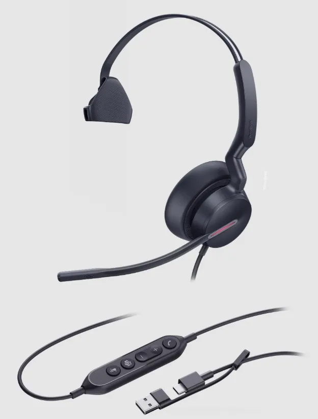 YEALINK UH46 Mono Teams USB-C/A Slušalice Slika 1