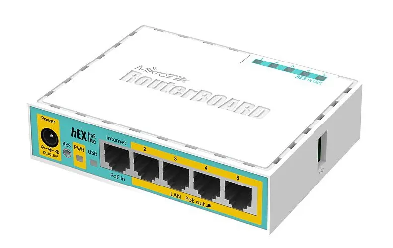 MikroTik hEX PoE lite RB750UPr2 Ruter Slika 1