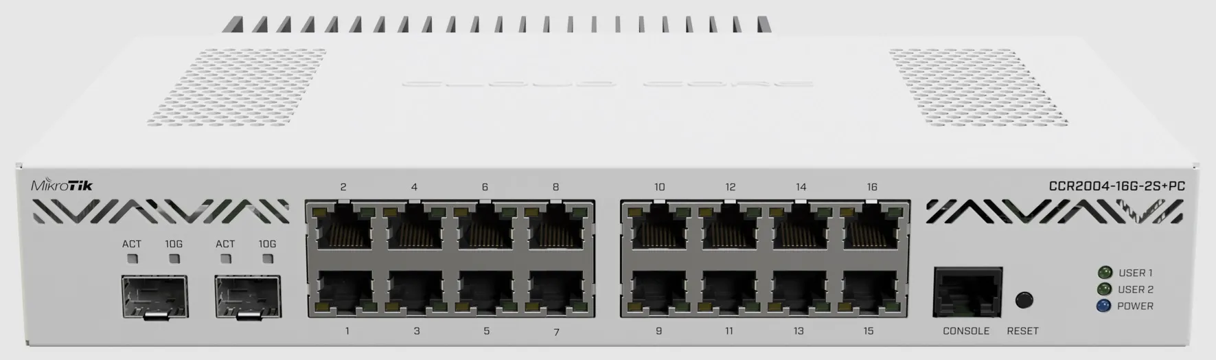 MikroTik CCR2004-16G-2S+PC Ruter, 16x Gigabit, 2x SFP+ Slika 1