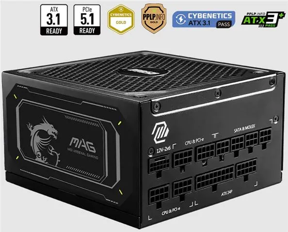 NAPAJANJE MSI MAG A1000GL PCIE5 II Slika 1