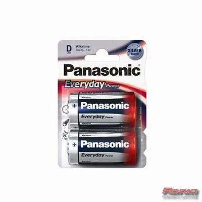 PANASONIC baterije LR20EPS/2BP - 2 × D Alkalne Everyday Power Slika 1