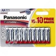 PANASONIC baterije LR6EPS/20BW-AA 20 kom Alkalne Everyday Slika 1