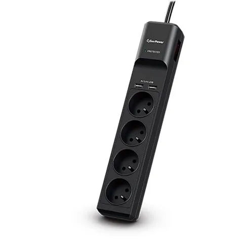 CyberPower produžni kabl prenapon.zaštita P0420SUD0 4xšuko/2xUSBc/1,8m Slika 1