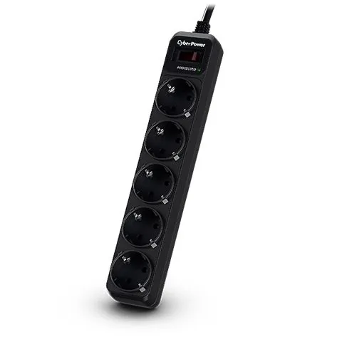 CyberPower produžni kabl sa prenaponskom zaštitom,B0520SC0,5xšuko/1,8m Slika 1