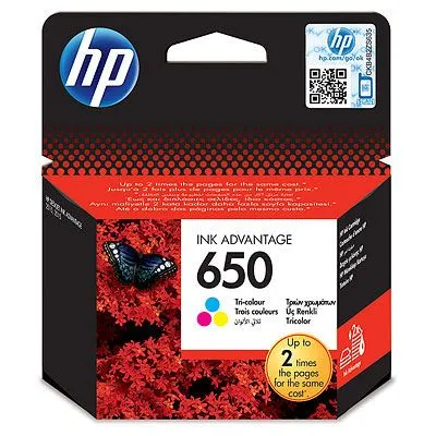 SUP HP INK CZ102AE Tri-colour No.650 Slika 1