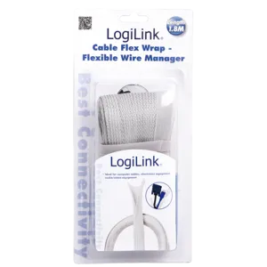 LogiLink fleksibilni dršač kablova 1.8m sivi Slika 3