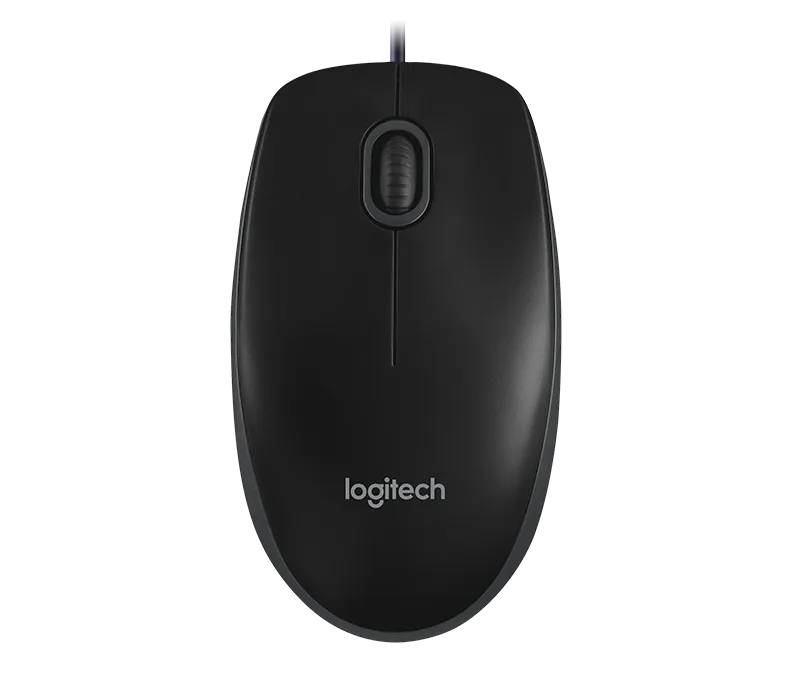Miš Logitech B100 Optical USB Black OEM, 910-003357 Slika 1
