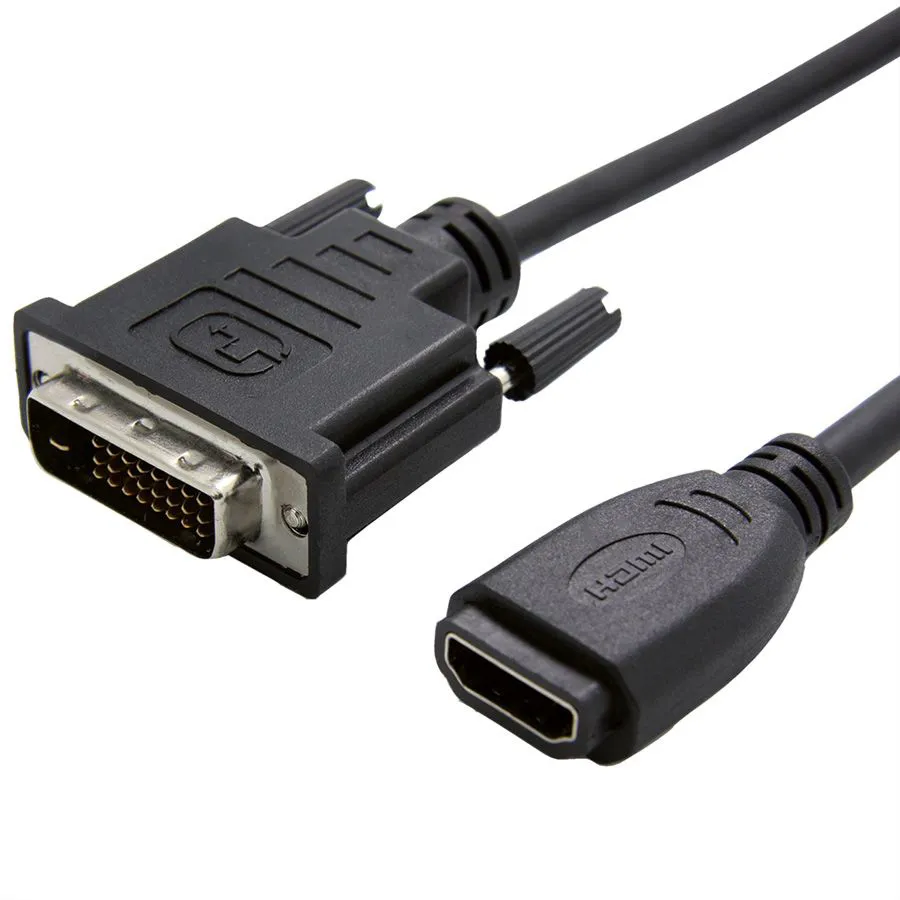 Secomp Value Cableadapter 0.15m DVI M - HDMI F Slika 1