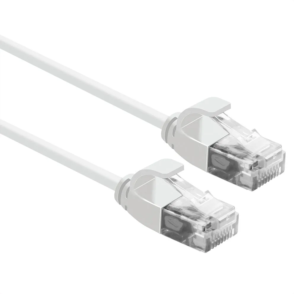 ROLINE UTP Bakar PatchCord SLIM Cat6A LSOH white 2.0m Slika 1