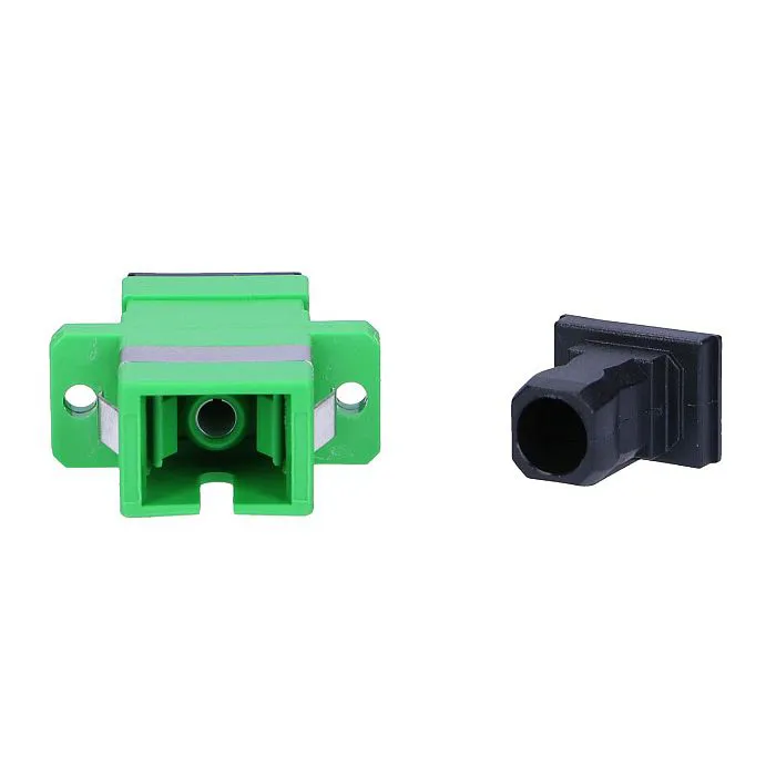 EXTRALINK SC/APC SIMPLEX SM ADAPTER GREEN Slika 2