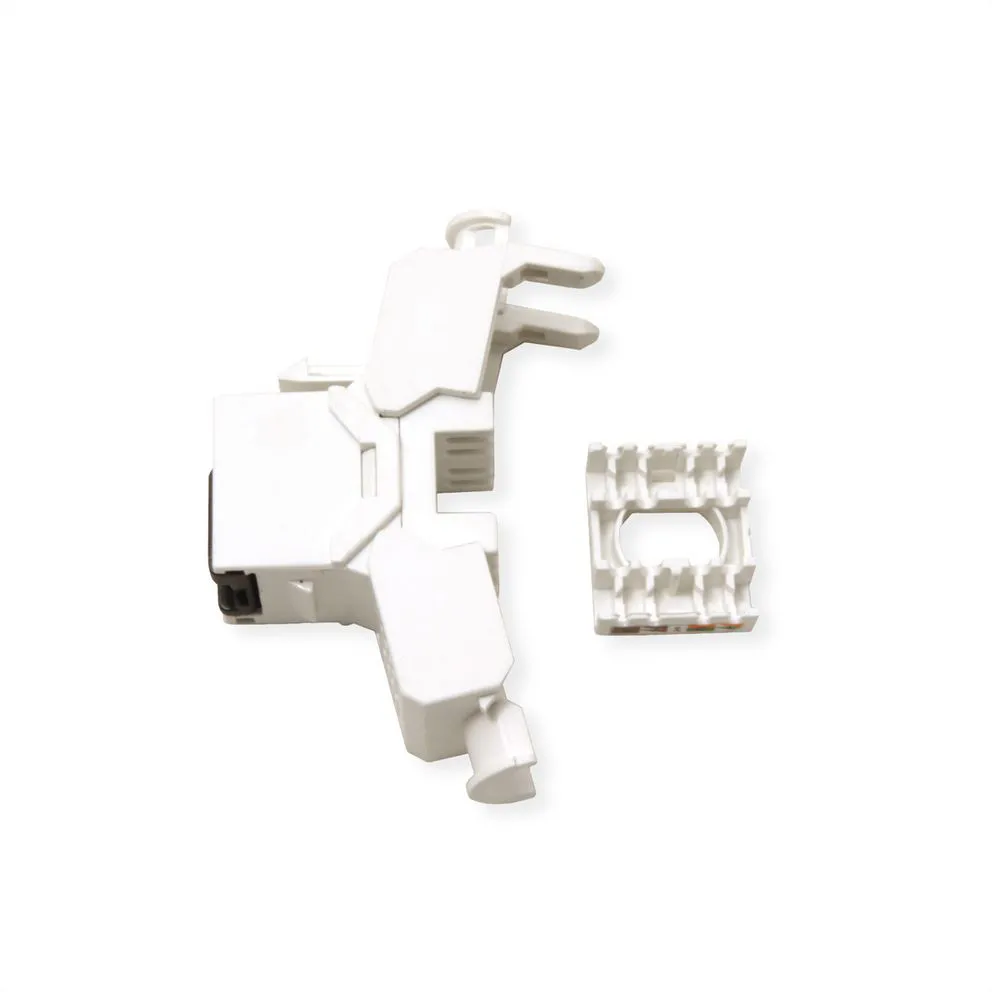 Secomp Value Keystone Jack Cat6a UTP toolless white Slika 2