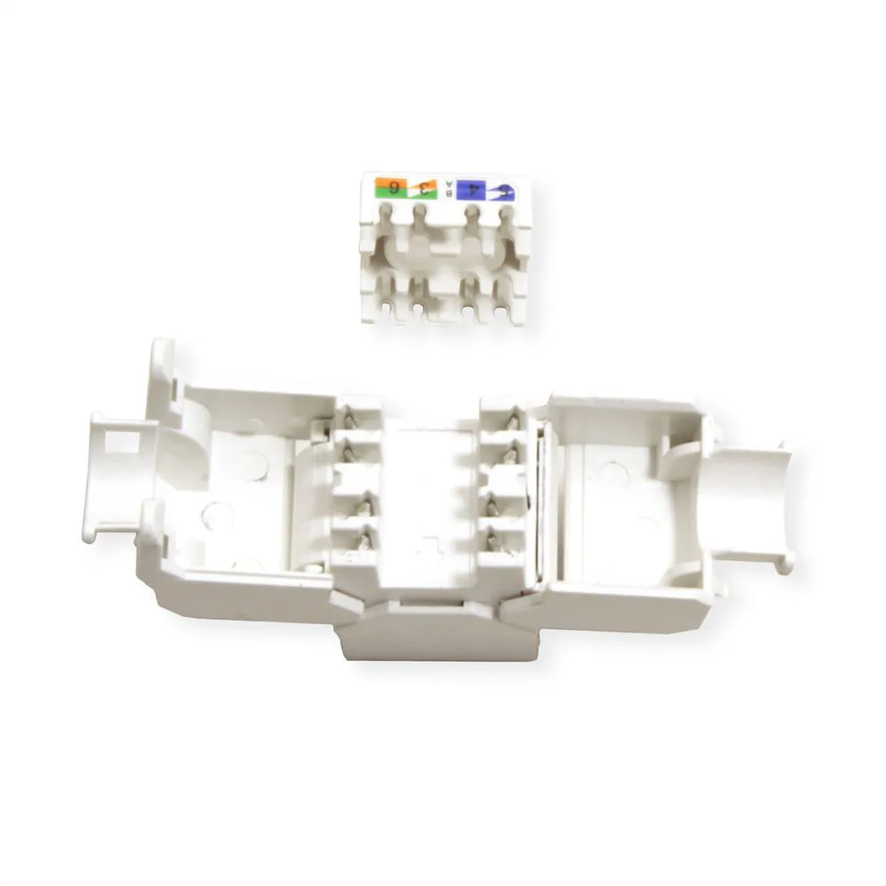 Secomp Value Keystone Jack Cat6a UTP toolless white Slika 5