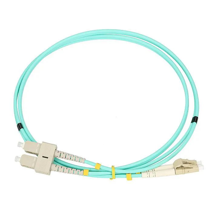 Extralink Patchcord LC/UPC-SC/UPC MM OM3 Duplex 3.0mm, 1m Slika 1