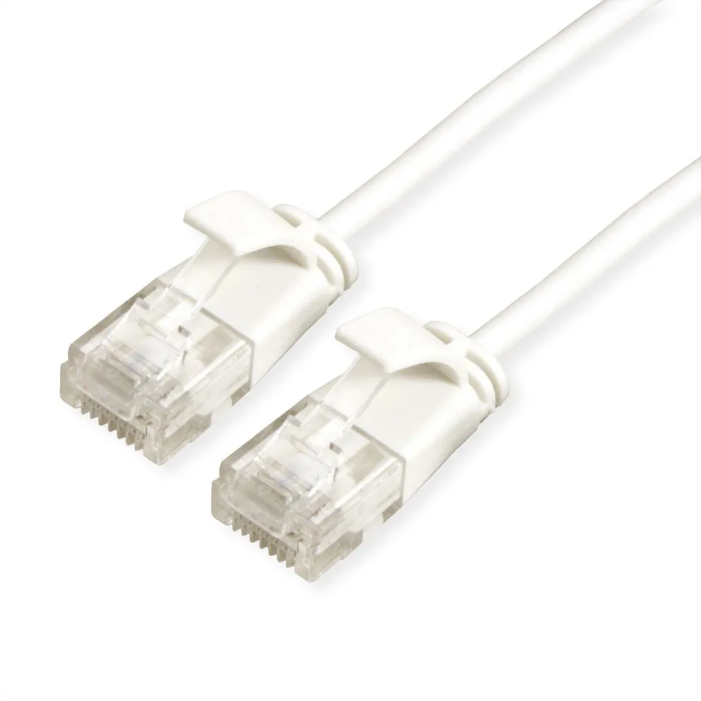 Secomp Roline UTP Data Center PatchCord SLIM Cat6A/Class EA LSOH white 1m Slika 1