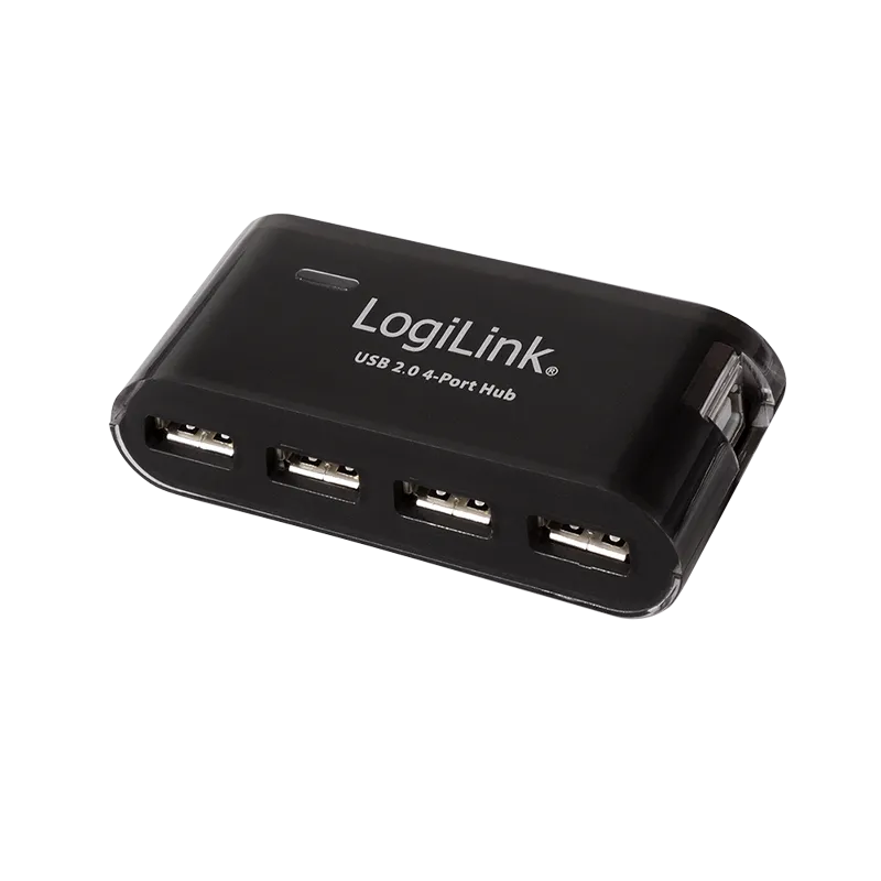 LogiLink USB 2.0 HUB, 4-Port, crni sa napajanjem Slika 1