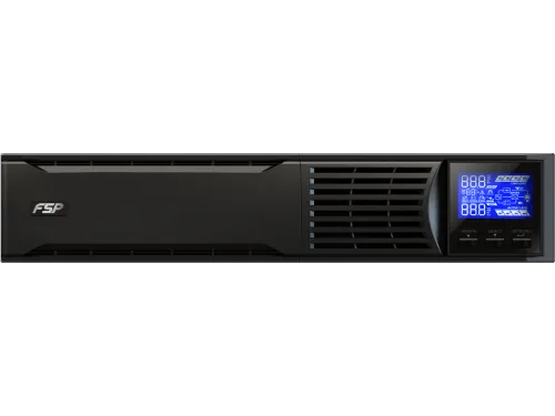 FSP UPS CH-1101RS / Champ 1K RM (PPF9001404), 1000VA/900W, Online, IEC*6, CE, W/CSB 12V9AH*2, W/USB port & cable, LCD, Intel. SLot, Rack STD Slika 1