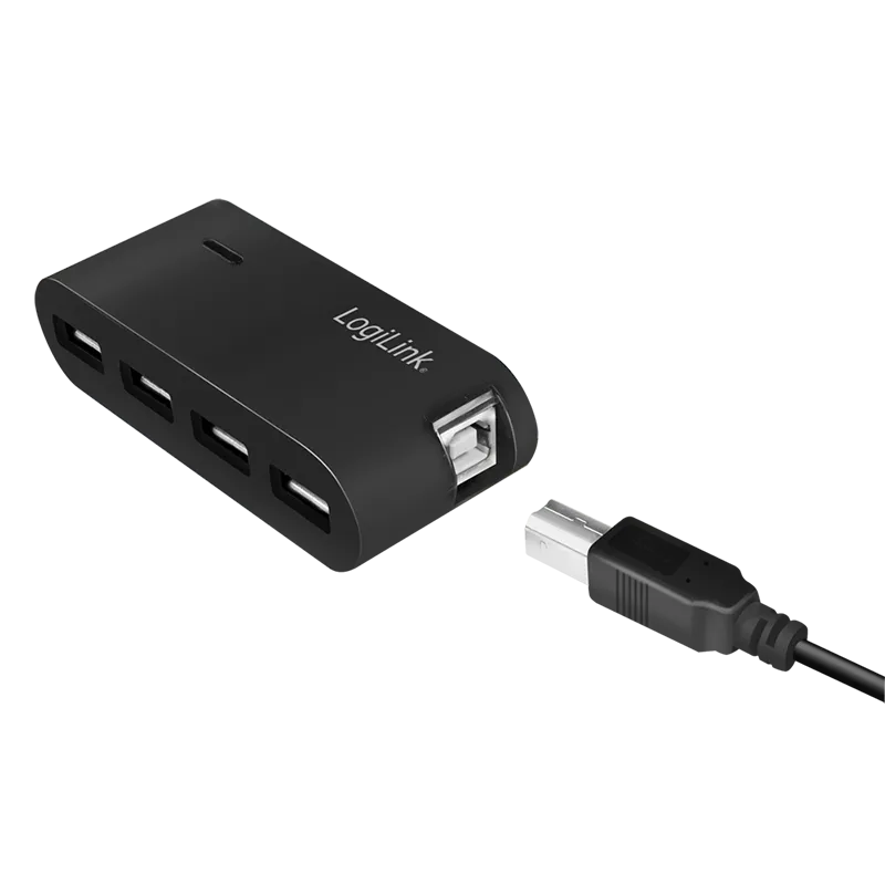LogiLink USB 2.0 HUB, 4-Port, crni sa napajanjem Slika 3