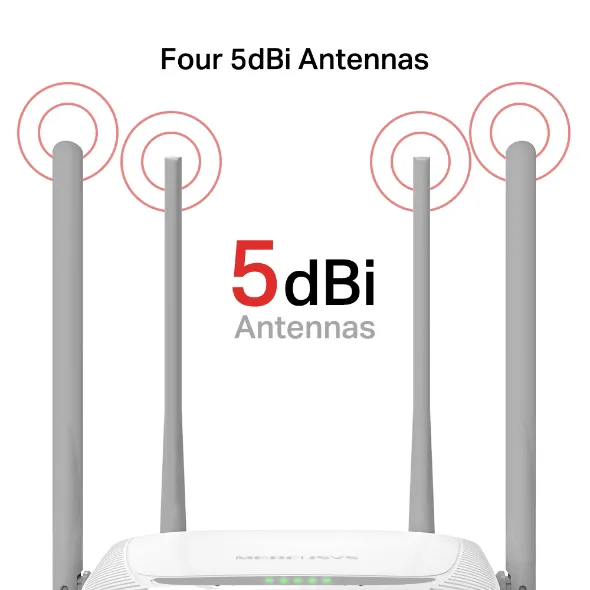 Mercusys MW325R V3.0 ,WiFi4 300Mbps Enhanced Wireless N Router, 4 x 5dbi Slika 4