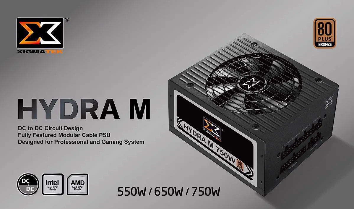 Xigmatek Hydra M 750  80 + Bronze Full Modular 750W Slika 1