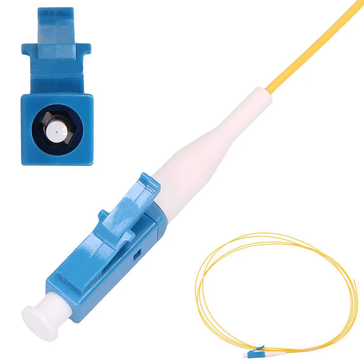Extralink Pigtail LC/UPC SM 900UM G.6571A, 2.0m , PVC Slika 1