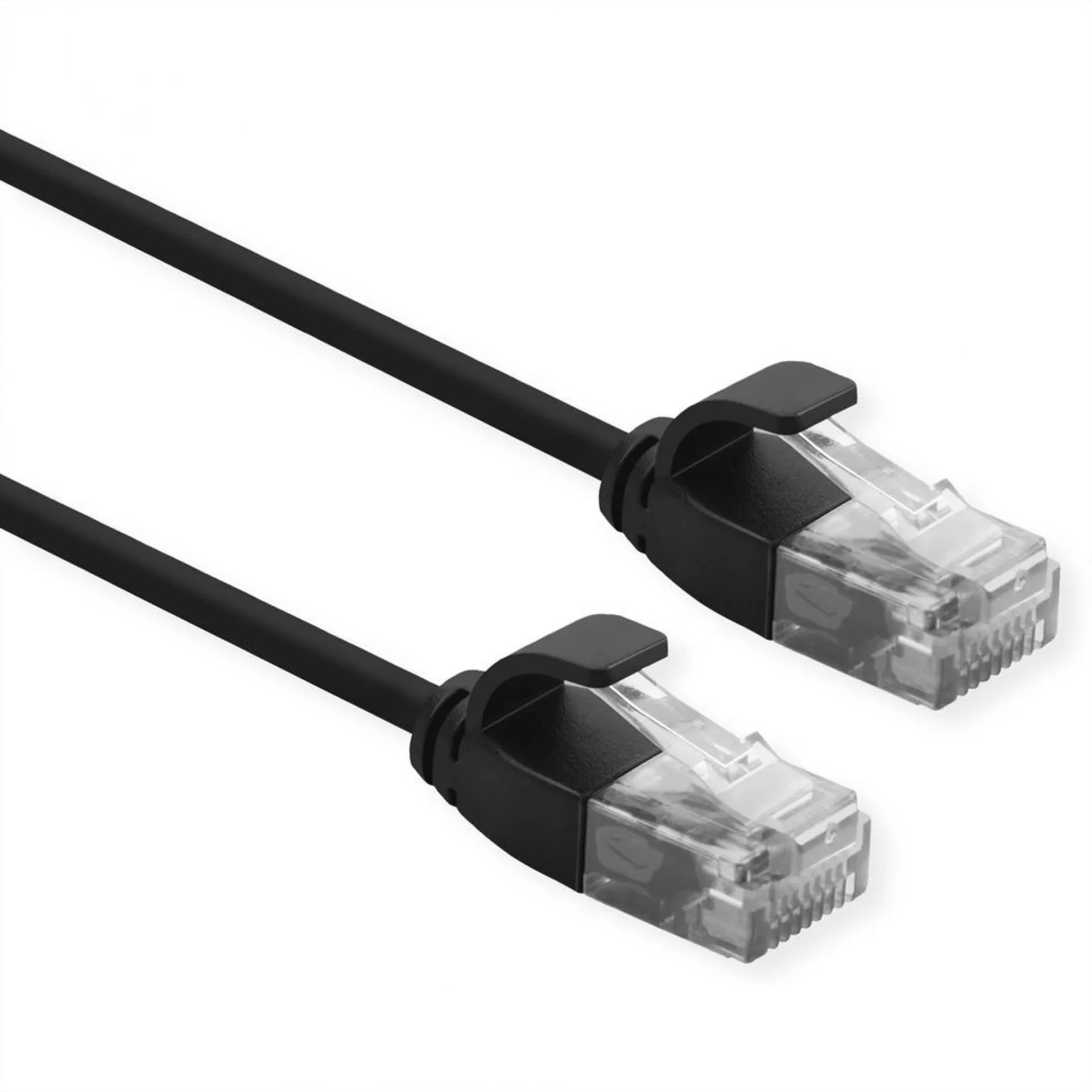 Secomp Roline UTP Data Center PatchCord Cat6a, Slim, LSOH, crni, 1.0m Slika 1