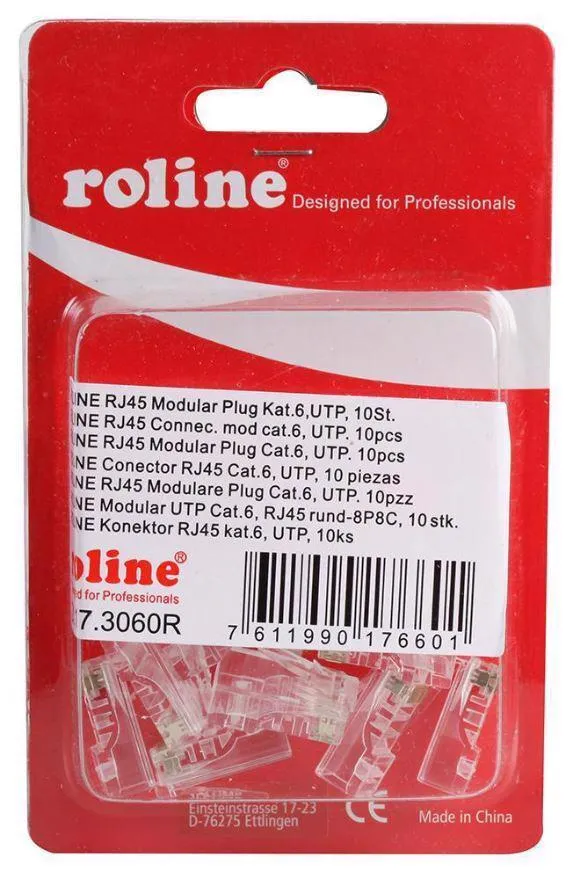 Secomp Roline Konektor UTP RJ45 Cat6 10 kom Slika 2