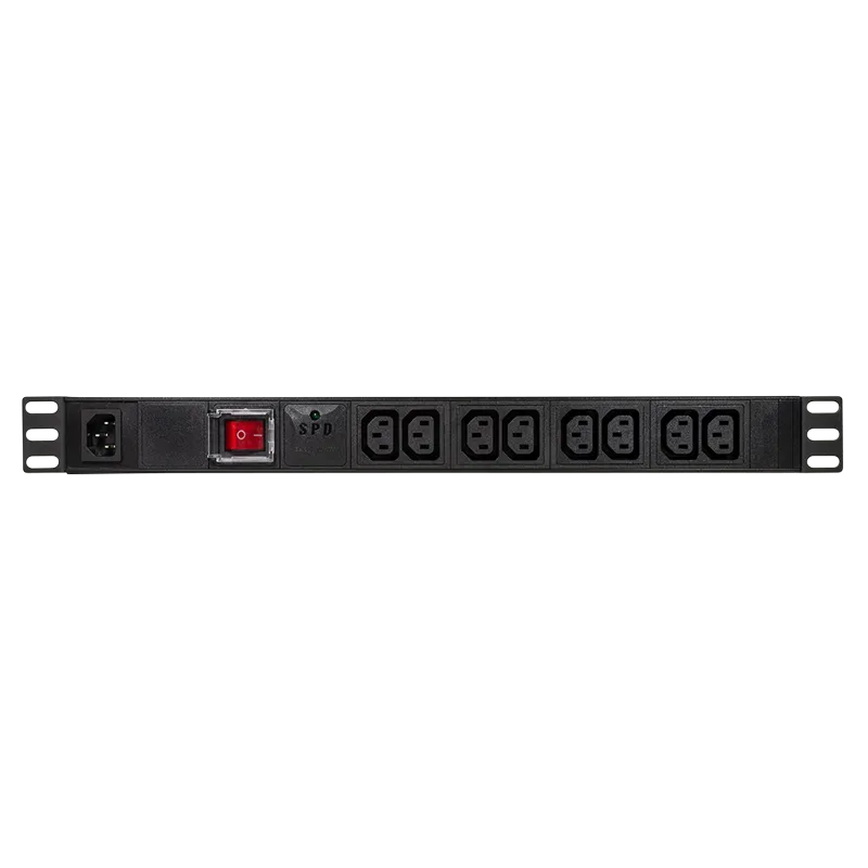 Logilink PDU 230V 8 - C13 1 osigurač on/off bez napojnog kabla Slika 2