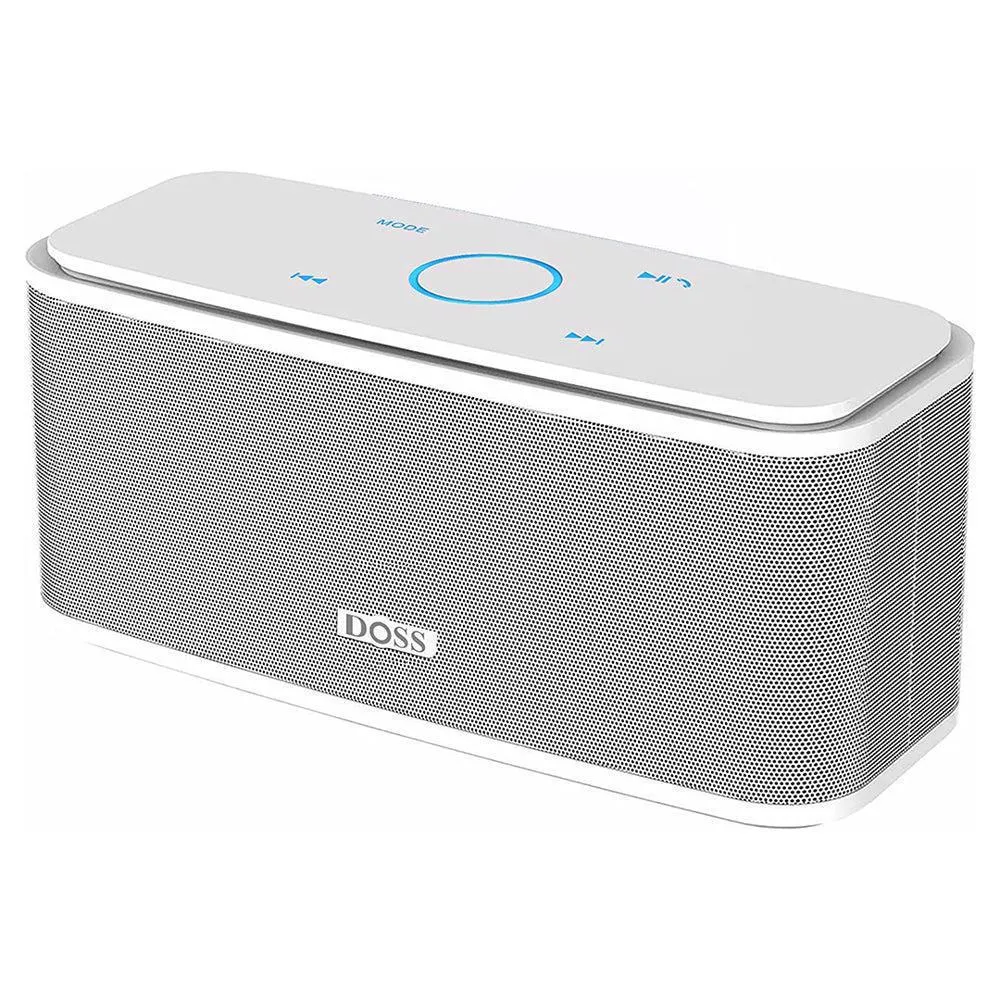 Doss BT SoundBox zvučnik DS-1681 V5.0 IPX5 snaga 6Wx2 Touch panel beli Slika 1