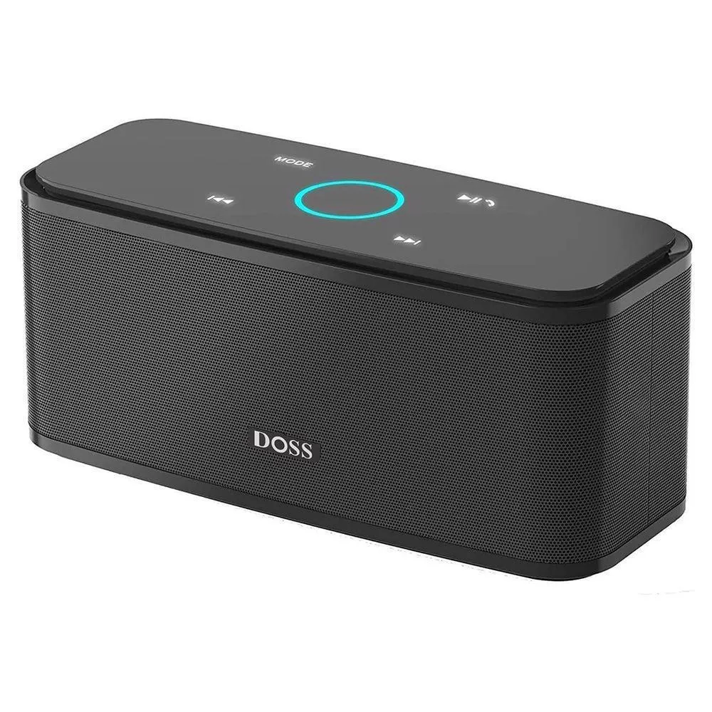 Doss BT SoundBox zvučnik DS-1681 V5.0 IPX5 snaga 6Wx2 Touch panel crni Slika 1