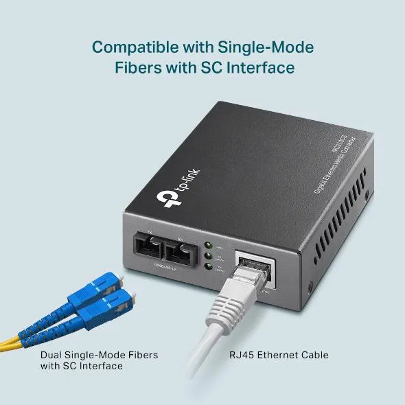 TP-Link Gigabit Single-Mode Media Converter MC210CS Slika 2