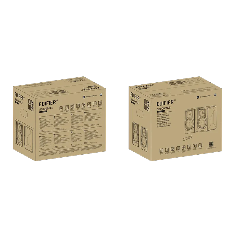 Edifier S3000 MK II 2.0 256W zvučnik braon Slika 7