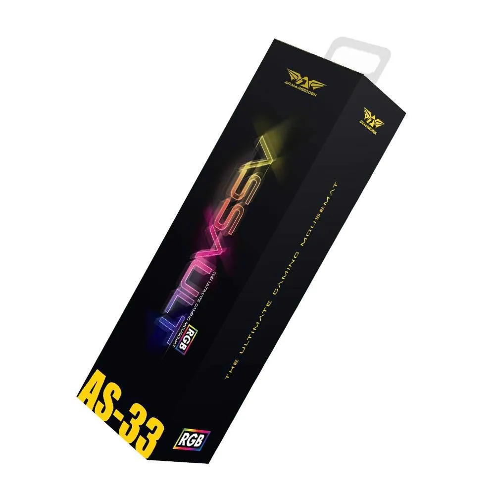 ARMAGGEDDON 27 AS-33R RGB XL Assault Gaming Mouse Mat Slika 5