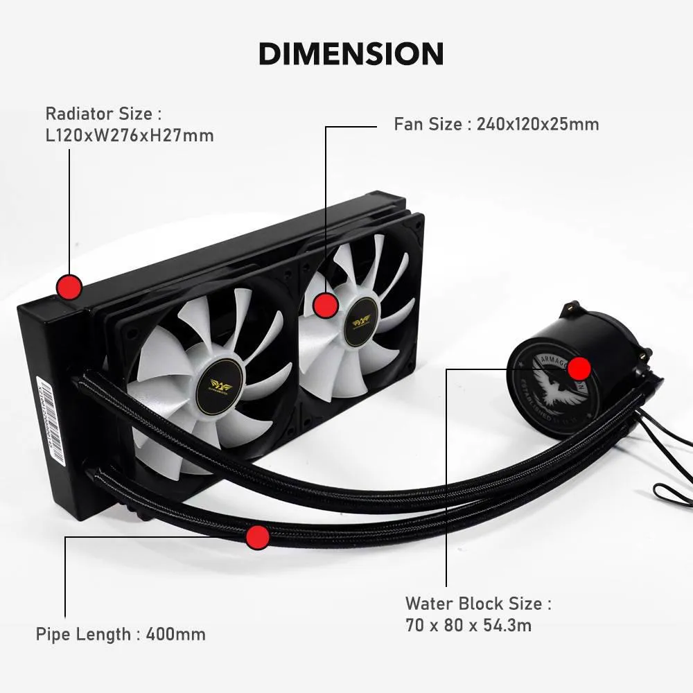 Armaggeddon TESSARAXX Deep Freeze PRO 240 - Black Slika 8