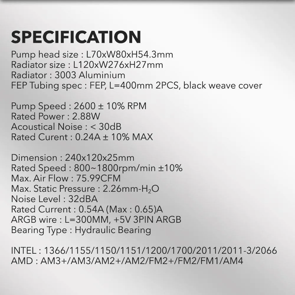 Armaggeddon TESSARAXX Deep Freeze PRO 240 - Black Slika 11