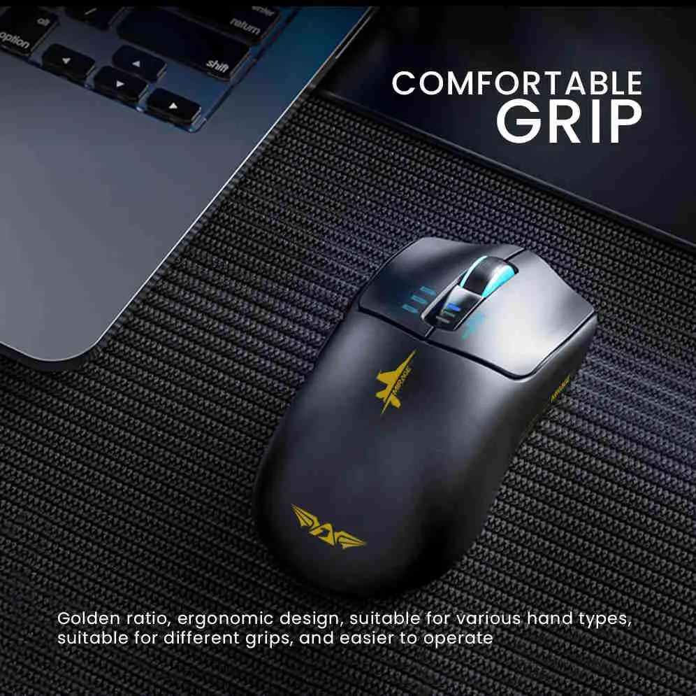 ARMAGGEDDON Mirage V Wireless/BT Gaming Mouse Black Slika 3