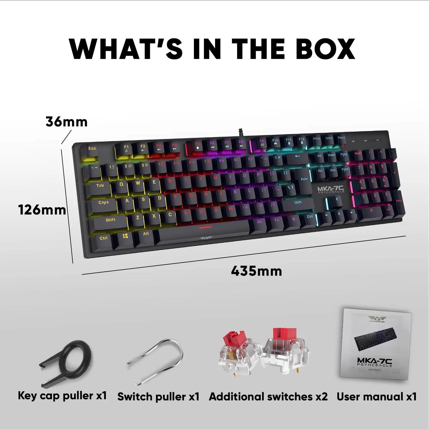 ARMAGGEDDON MKA-7C (2024) Black Clicky Slika 6