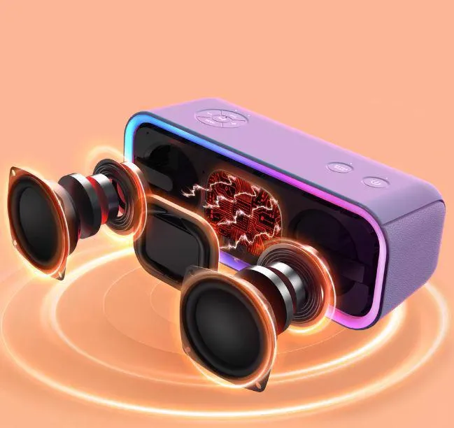 Doss BT SoundBox Pro+ zvučnik BT-20 snaga 12Wx2 BT v5.0 IPX5 crni Slika 3