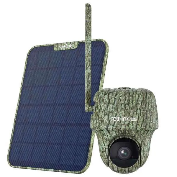Reolink G450 sa solarnim panelom, kamuflažna 4G battery kamera, outdoor Slika 1