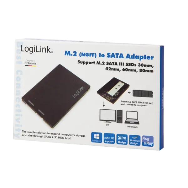 Logilink M.2 (NGFF) na SATA adapter Slika 5