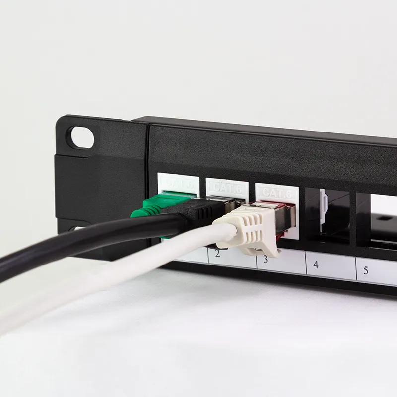 Logilink 19'' Patch Panel 1U, 24 prazan, sa nosačima kabla NK4065 Slika 5