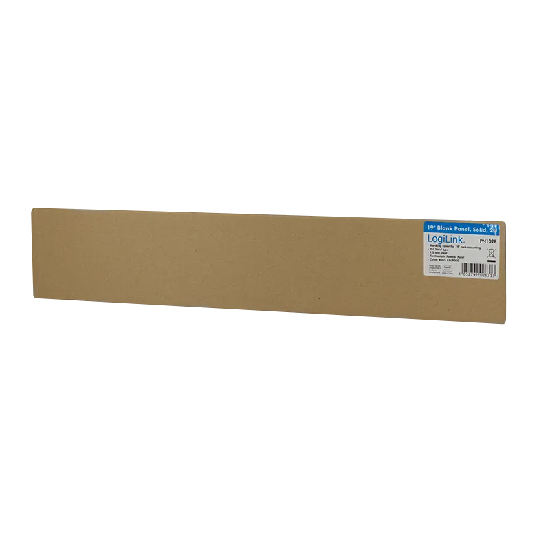 LogiLink 19" Solid Blank Panel 2U, black Slika 4