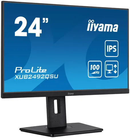 IIYAMA 23.8" XUB2492QSU-B1 2560x1440 100Hz, 0.5ms, USB Hub Slika 2