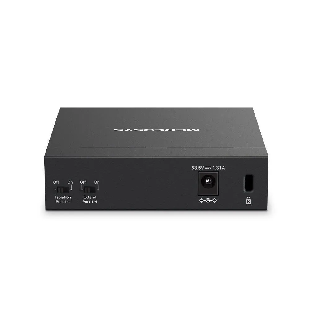 Mercusys MS105GP V3.0, 5-Port PoE Gigabit Desktop Switch with 4-Port PoE+ 65W Slika 2